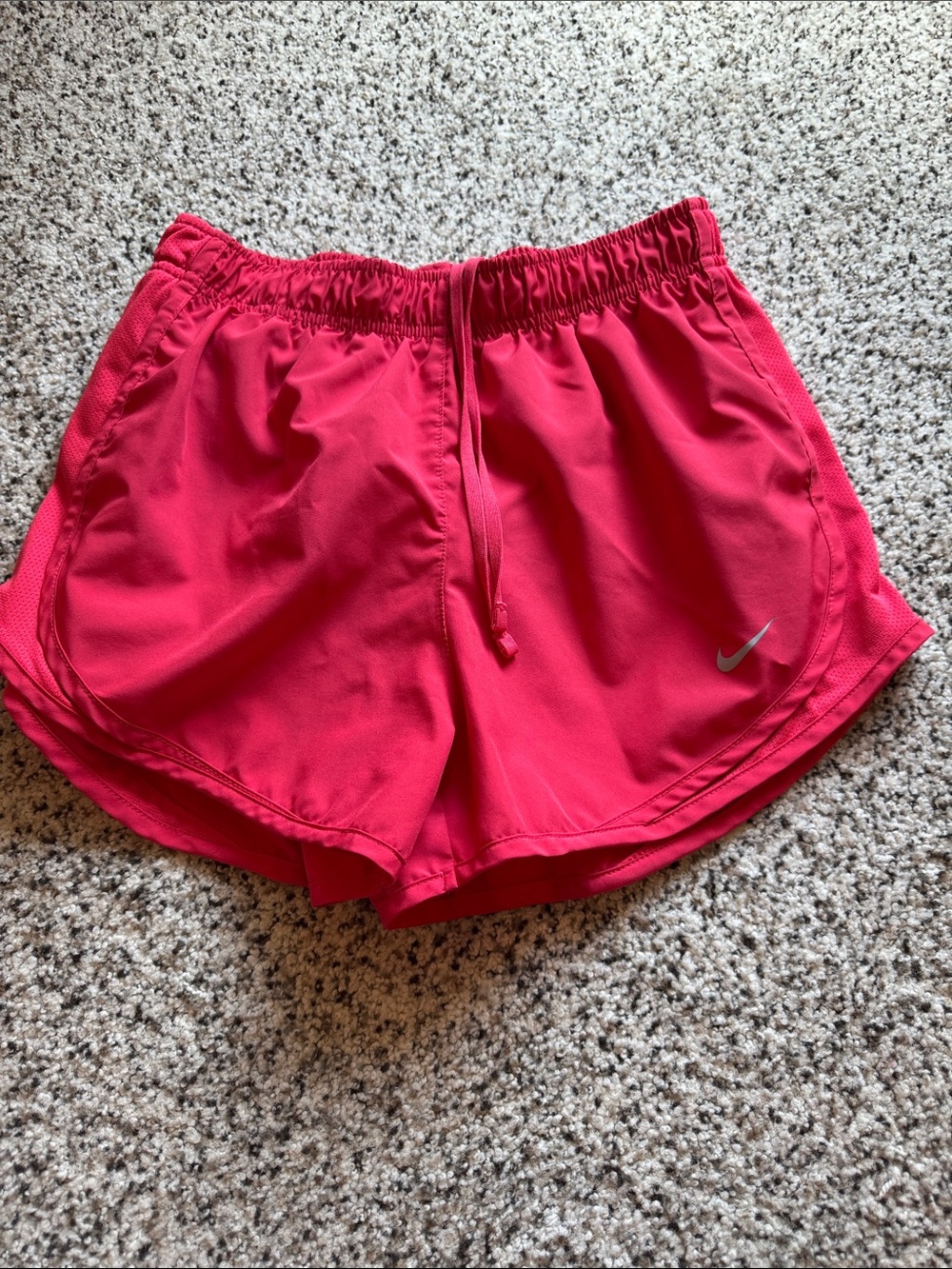 Nike Dri-Fit Women's Bright Pink Athletic Running Shorts. Small